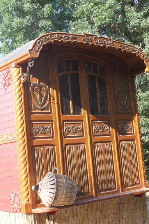 La Roulotte "Les Saintes" Bed & Breakfast Ngoại thất bức ảnh